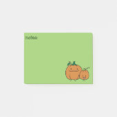 Pompoen familie ouder kind Thanksgiving Halloween Post-it® Notes (Voorkant)