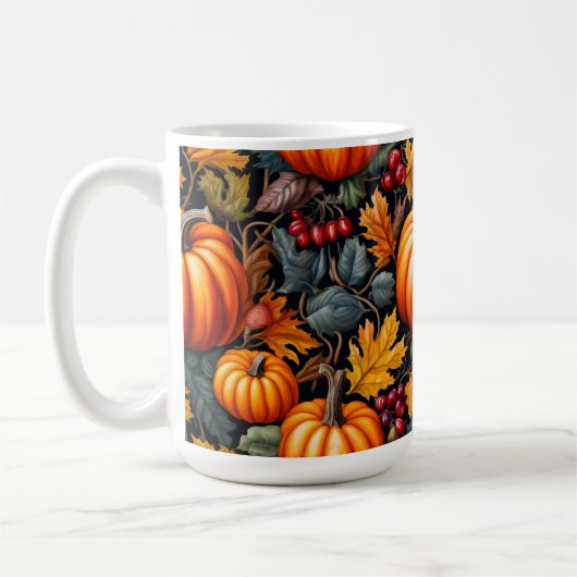 Pompoen Fancy Thanksgiving Koffiemok (Links)