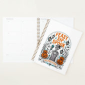 Pompoen Feest Skelet Halloween Festiviteit Slurk S Planner (Display)
