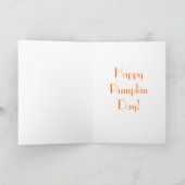 pompoen feestdagen kaart (Binnen)