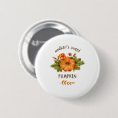 Pompoen festival dag, ronde button 5,7 cm (Voorkant /achterkant)