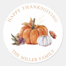 Pompoen Fijne Thanksgiving Sticker