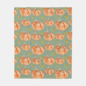 pompoen fleece deken (Voorkant)
