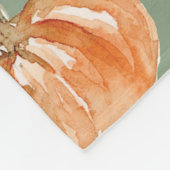 pompoen fleece deken (Hoek)