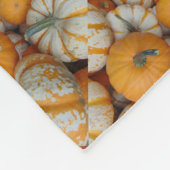 pompoen fleece deken (Hoek)