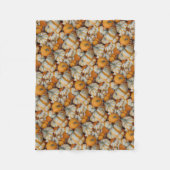 pompoen fleece deken (Voorkant)
