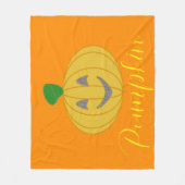 pompoen fleece deken (Voorkant)