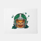 Pompoen football Halloween Deurmat (Voorkant)