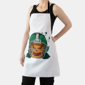 Pompoen football Halloween Schort (Insitu)