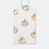 Pompoen Footballs Kick Off Paar Douche Favoriet Ta Cadeaulabel (Achterkant)