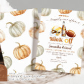 Pompoen Footballs Kick Off paar Douche Kaart