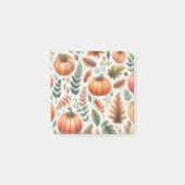 Pompoen Fun Herfst Thanksgiving Sinaasappel Fall B Post-it® Notes (Voorkant)