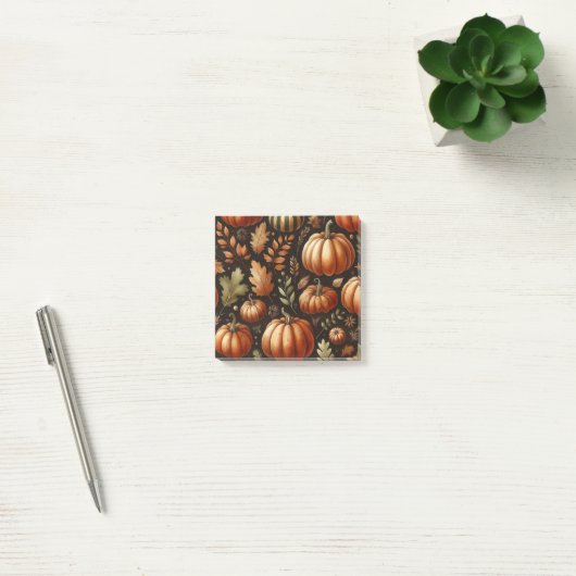 Pompoen Fun Herfst Thanksgiving Sinaasappel Fall B Post-it® Notes (Kantoor)