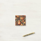 Pompoen Fun Herfst Thanksgiving Sinaasappel Fall B Post-it® Notes (Op bureau)