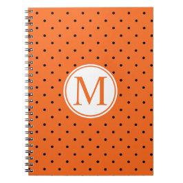 Pompoen Geïnspireerd Halloween Monogram | Gastenbo Notitieboek