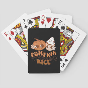 Pompoen gekruid & alles mooi pokerkaarten