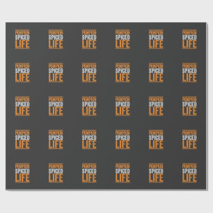 Pompoen gekruid leven Halloween typografie ontwerp Cadeaupapier