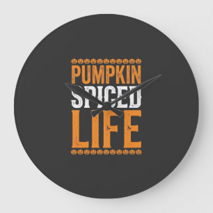 Pompoen gekruid leven Halloween typografie ontwerp Grote Klok
