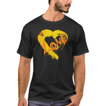 Pompoen gekruid met liefde hart T-shirt