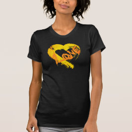 Pompoen gekruid met liefde hart T-shirt