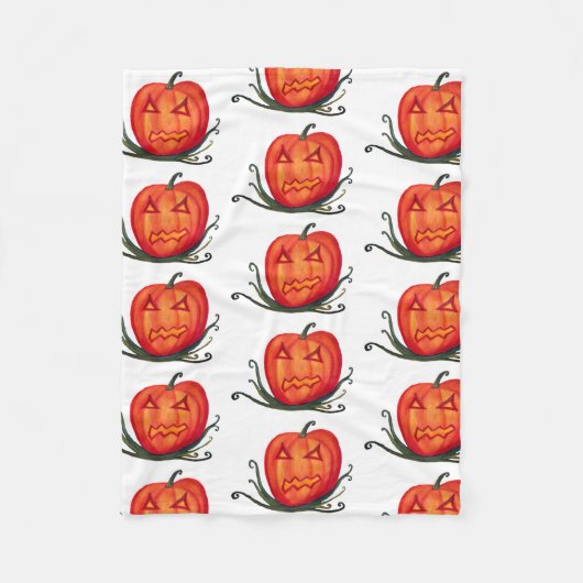 Pompoen, gelukkige Halloween Dekens (Voorkant)