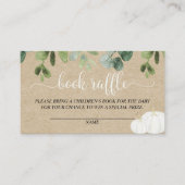 Pompoen genderneutraal herfst boek verloting kaart (Voorkant)