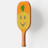 Pompoen geometrische Oranje Pickleball Paddle (Links)