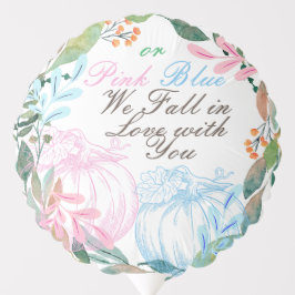 Pompoen Geslacht Onthullen Partij Ballon