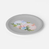 Pompoen Geslacht onthullen Pink Blue Autumn Papieren Bordje (Gekanteld)