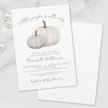 Pompoen Geslachtsneutrale Herfst Baby Shower