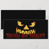 Pompoen Gezicht 2 Kaart (Voorkant / Achterkant)