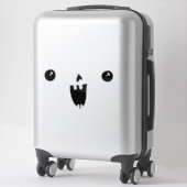 Pompoen Gezicht Carving Halloween Grappige Glimlac Sticker (Koffer)