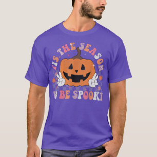 Pompoen gezicht dit is het seizoen waarin je bent t-shirt