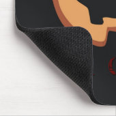 Pompoen gezicht voor Halloween Muismat (Hoek)