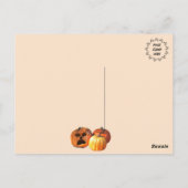 Pompoen Ghoul Halloween Briefkaart (Achterkant)