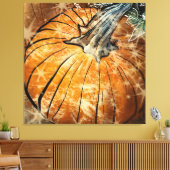 Pompoen Glamour Canvas Afdruk (Insitu (Woonkamer))