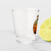 Pompoen Glas in lood Shot Glass (Links)