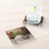 pompoen glazen onderzetter (Schuin)