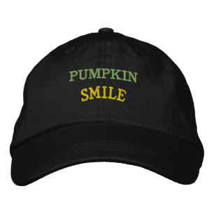 POMPOEN GLIMLACH Text Zwarte Kleur Halloween Stijl Geborduurde Pet