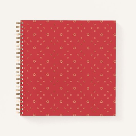 Pompoen | Gouden Zinnia Zon Notitieboek (Voorkant)