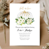 Pompoen Greenery Herfst in Liefde Koppels Douche Kaart