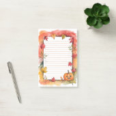 Pompoen Grijns & Bladerige Whimsy Post-it® Notes (Kantoor)