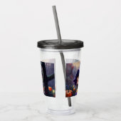 pompoen/grillig/Halloween/cartoon Acryl Drinkbeker (Links)