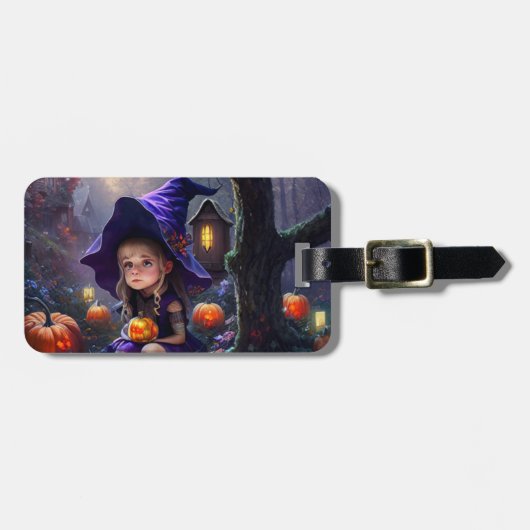 pompoen/grillig/Halloween/cartoon Bagagelabel (Voorkant horizontaal)