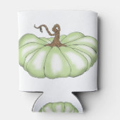 pompoen groen blikjeskoeler (Achterkant)