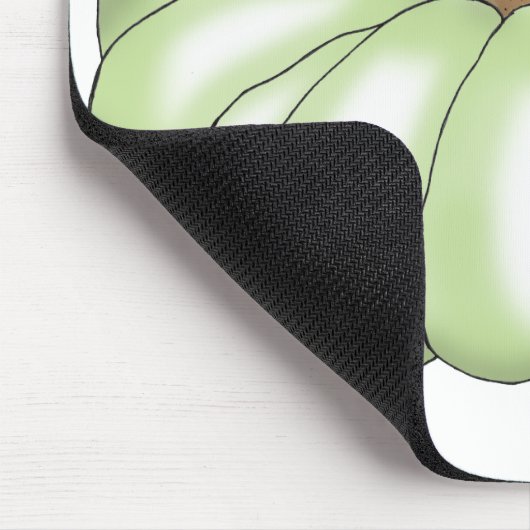 pompoen groen muismat (Hoek)