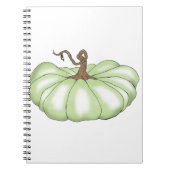pompoen groen notitieboek (Voorkant)