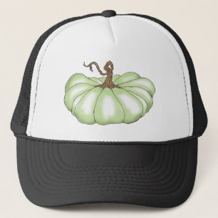 pompoen groen trucker pet