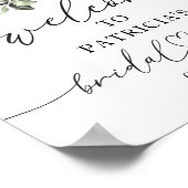 Pompoen Groenerij Herfst Bruidsfeest Welkomstposte Poster (Hoek)