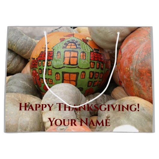 pompoen groot cadeauzakje (Voorkant)